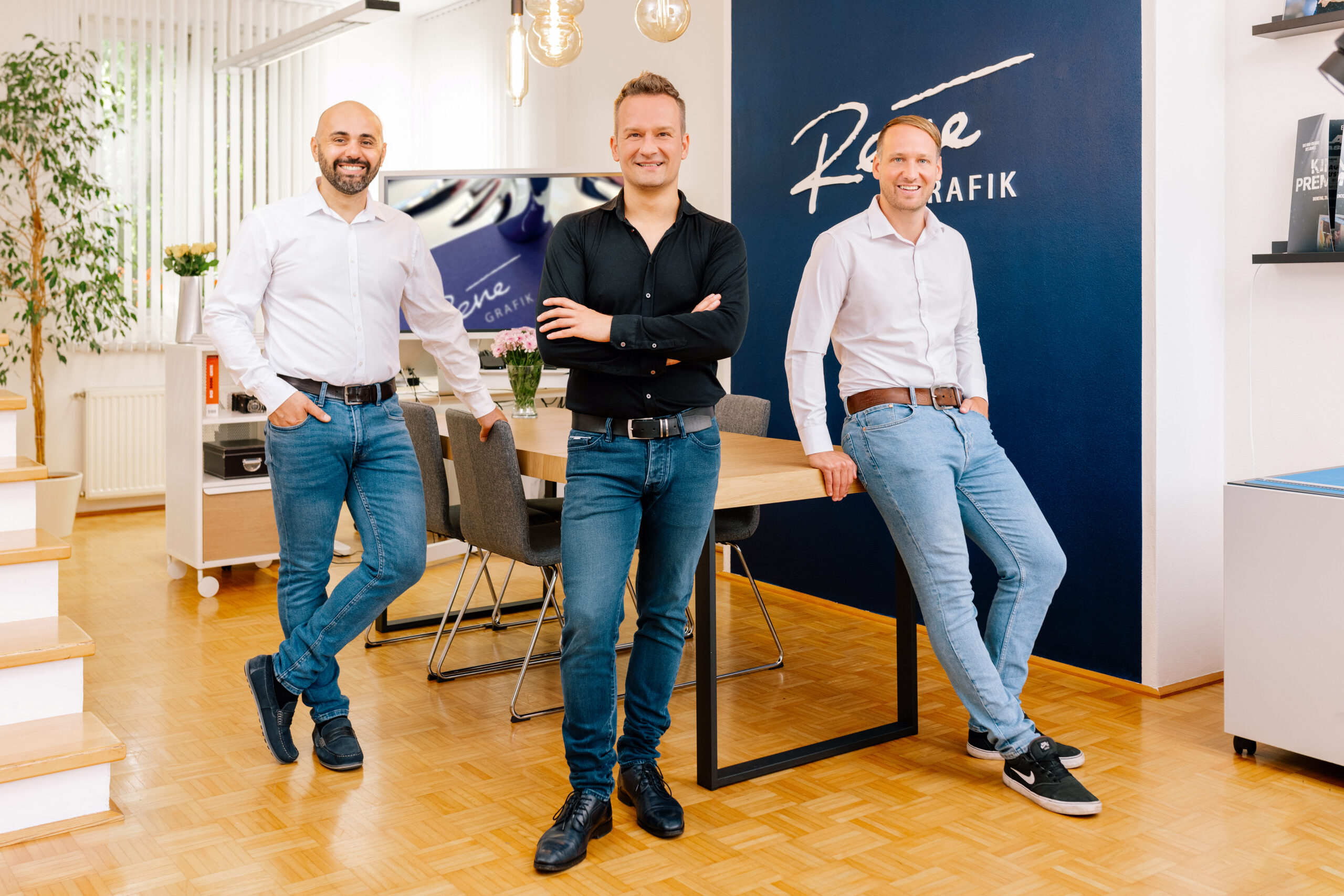 René Puglnig (Mitte), Daniel Kraßnitzer, Gianluca Sollazzo – René Verlag & Grafikstudio, Krumpendorf am Wörthersee